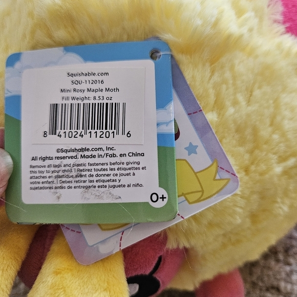 Mini Squishable Rosy Maple Moth Plush – Project Open Squish - Picture 5 of 12